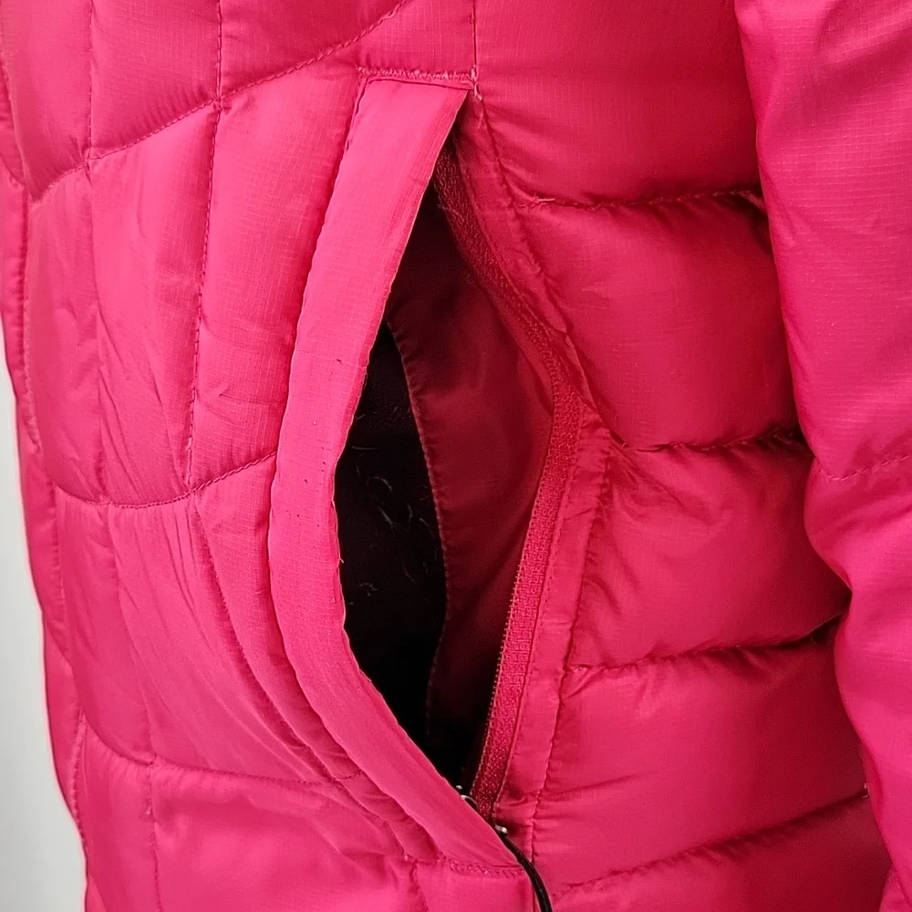 Adidas 600 Fill Down Filled Packable Coat Hot Pink Size XS